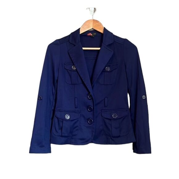 3 for $30! Forever 21 blue blazer. Size small - Picture 1 of 8